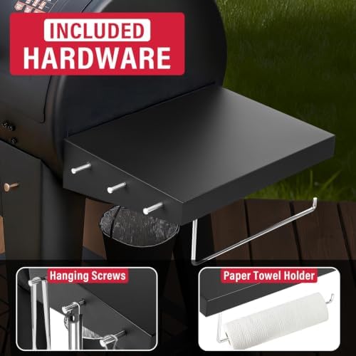 Utheer Grill Side Shelf for Pit Boss Lexington 500 Onyx and PB440D2 - Image 6