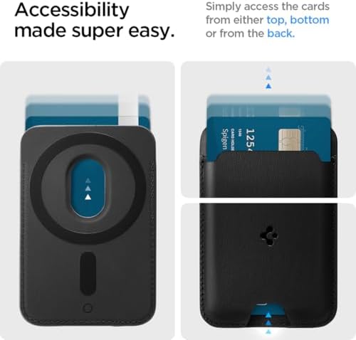 Spigen for MagSafe Wallet, Holds 2 Cards, Strong Magnet, Valentinus MagFit - Image 6