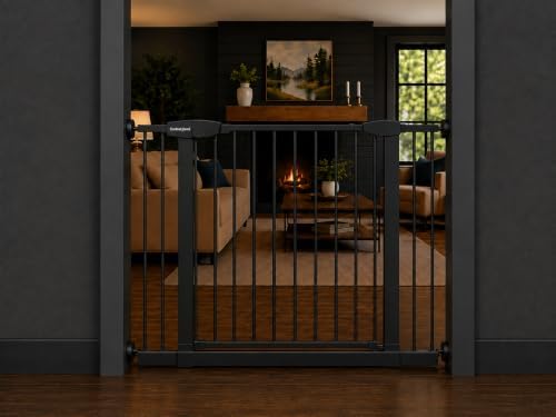 Cardinal Gates 36-Inch Pressure-Mount Baby/Pet Gate, Black, 37.75-40.25 in by CardinalGates