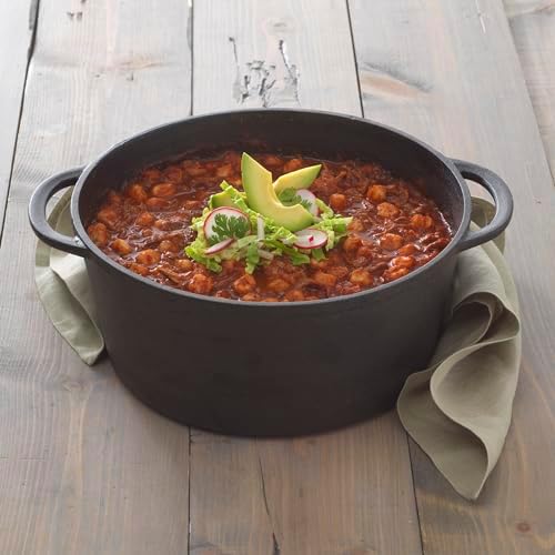 GoodCook Pre-Seasoned Cast Iron Dutch Oven, 5-Quart, Black - Image 4