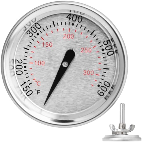 DELSbbq 60540 Grill Thermometer for Weber Spirit II/I, Q Series, 22" Kettle by DELSBBQ