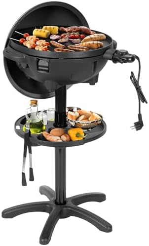 Electric Grill Outdoor/Indoor,Portable BBQ Grill with Nonstick Surface by Unknown