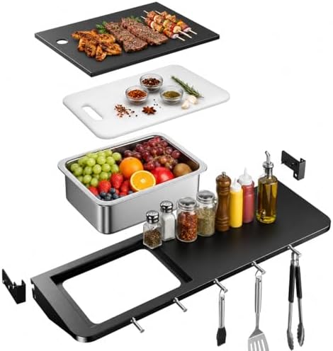 QuliMetal Folding Front Shelf for Traeger Pro 34 by QuliMetal