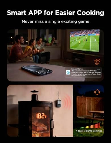 Govee Bluetooth Meat Thermometer Digital with App Alerts and Timer Mode - Image 3