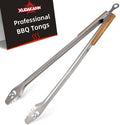 XUDAKAIXIN Fire Pit Tongs 32-inch Super Long for Loading Wood,BBQ with Extended Luxurious Acacia Handle for Fire Pits, Fire Rings,Campfires, and Fireplaces, Outdoor or Indoor ﻿ by XUDAKAIXIN