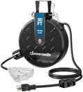 DEWENWILS Ceiling/Wall Mount Retractable Extension Cord Reel with 30FT Cord by DEWENWILS