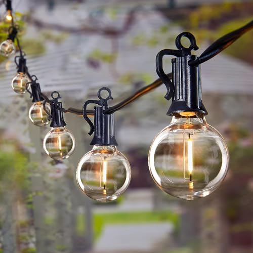 Brightown Outdoor String Lights, 109FT G40 LED IP65 Waterproof Patio Lights by Brightown