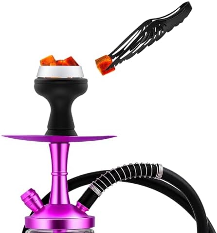 9 Inch Heat Resistant Coal Tongs - Professional Hookah Charcoal Tong with Anti-Slip Handle for Shisha, BBQ and Fireplace Use (butterfly Tongs 9") - Image 6
