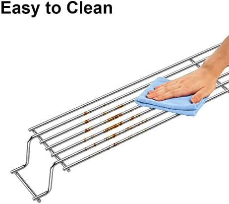 7641 Warming Rack for Weber Spirit/Genesis 300 Series – 25" Stainless Steel - Image 6