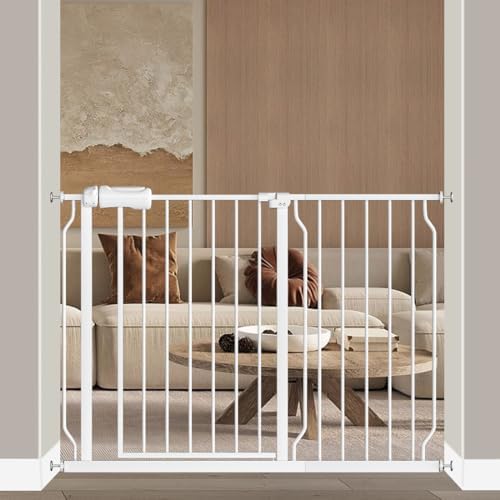 Fairy Baby 43.5-48 Inch Extra Wide Easy Step Safety Gates for Doorways - Image 2