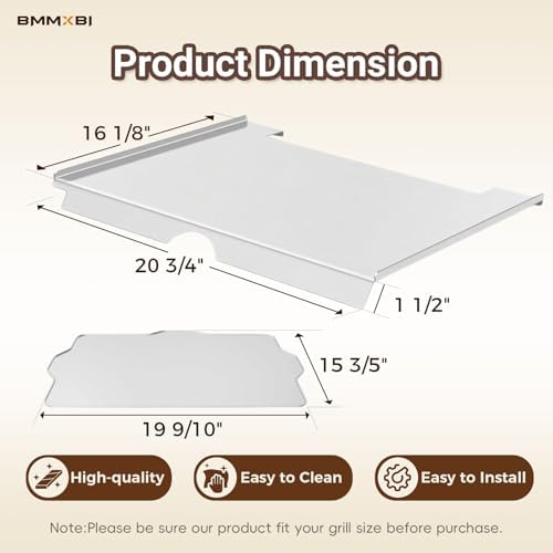 Drip Pan Heat Baffle Kit for Traeger Timberline 850 Series Pellet Grills - Image 2
