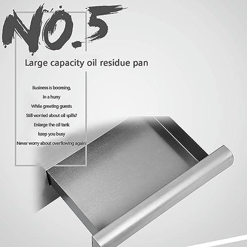 Double Gas Griddle Grill Smooth LPG Commercial Stainless Steel Heavy Duty Restaurant Outdoor Griddle Gas Baking Plate Burger Grill Large Non-Stick Burners Flat Hot Plate for Home and Commercial - Image 6