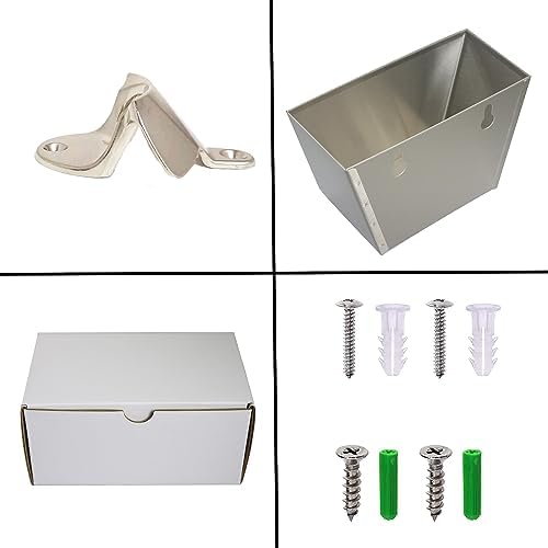 Stainless Bottle Opener Wall Mounted Cap Catcher with Drain Holes - Image 6