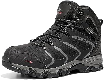 NORTIV 8 Men's Ankle High Waterproof Hiking Boots by NORTIV8