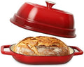 Wdmiya Dutch Oven for Sourdough Bread Baking, Shallow Base & Dome Lid 5 QT by Wdmiya