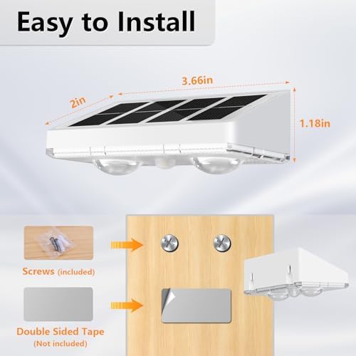 NIORSUN Solar Fence Lights,24 Pack Solars Deck Light,Warm White Color,Outdoor Bulb Waterproof Led IP65,Power Patio Lamp with Lenses for Outside/Backyard/Railing/Yard(White) - Image 6