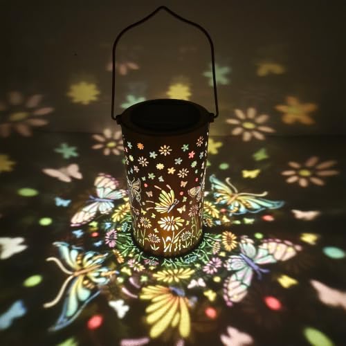 Butterfly Colorful Solar Lantern Outdoor Waterproof, Garden Gift - Image 6