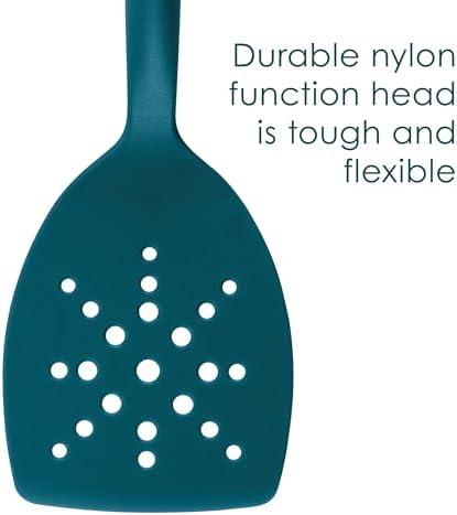 Rachael Ray Gadgets Lazy Tools Nonstick Kitchen/Cooking Utensil Set, 6 Piece, Teal - Image 2