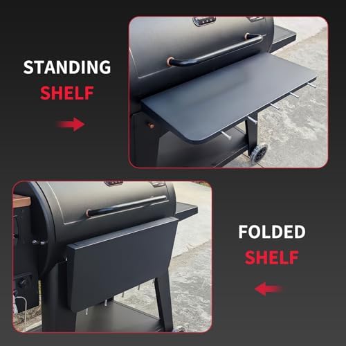 Utheer Folding Front Shelf for Pit Boss Austin XL 1000,29.5" Front Tray - Image 4