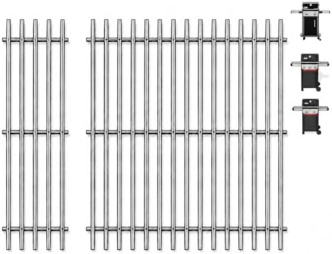 Uniflasy 7637 Grill Grates for Weber Spirit E210, E310, E325, 17.5In by Uniflasy