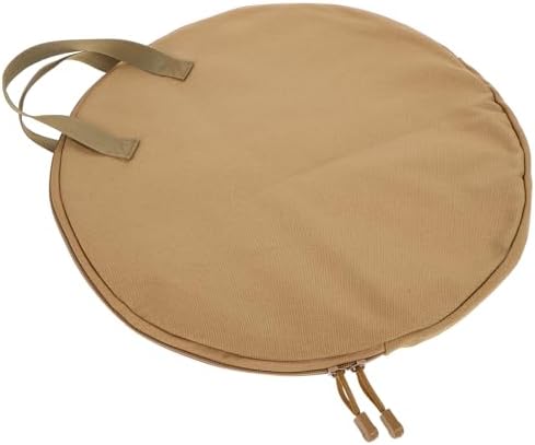 Luxshiny Cast Iron Skillet Bag Grill Pan Storage Bag with Handle 16.92 X 16.92 X 0.78 in Portable Camping Skillet for Bbq Frying Pan Storage and Outdoor Cookware Organizer by Luxshiny