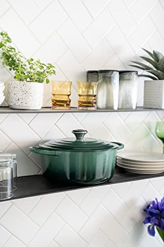 Le Creuset Enameled Cast Iron Round Dutch Oven, 7.25 qt., Artichaut - Image 6