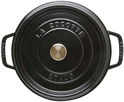 Staub Cast Iron Dutch Oven 5-qt Tall Cocotte, Made in France, Serves 5-6, Matte Black - Image 3