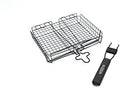 GrillPro 24876 Deluxe Non Stick Broiler Basket with Detachable Handle by GrillPro