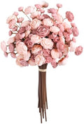 Fake Flowers Faux Flower Artificial Ranunculus Flowers Dusty Rose Peonies by Waipfaru