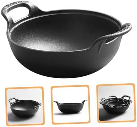 Cast Iron Camping Skillet with Side Handles for Outdoor Cooking - Image 3