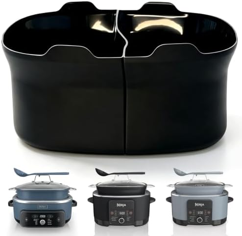 Magikichen Silicone Liners for Ninja 8.5 Quart, Compatible with MC1001, MC1000 MC1010, MC2001, Accessories for Ninja, 8.5 Reusable silicone Divider Insert,BPA-Free, Dishwasher Safe by Magikichen
