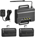 811LMX Gate Opener Remote and 850LM Gate and Garage Door Opener Receiver, Compatible with Liftmaster Gate Door Openers and Commercial Garage Doors, 811 LMX *2, 850LM Receiver*1, 12V Power Supply*1 by Unknown
