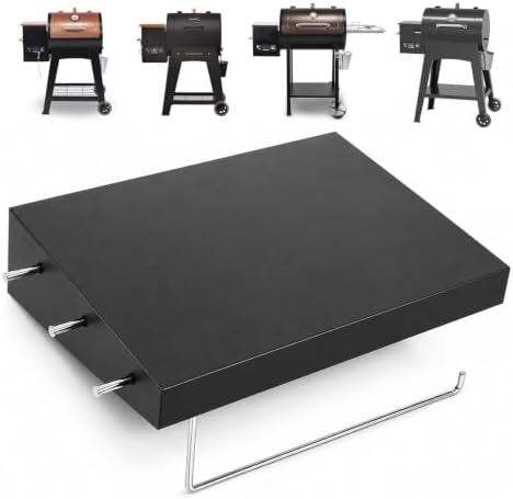 Utheer Grill Side Shelf for Pit Boss Lexington 500 Onyx and PB440D2 by Utheer