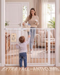 Sekey 36.2" Tall Baby Gate for Stairs, 30-46" No Drilling Dog Gate by Sekey