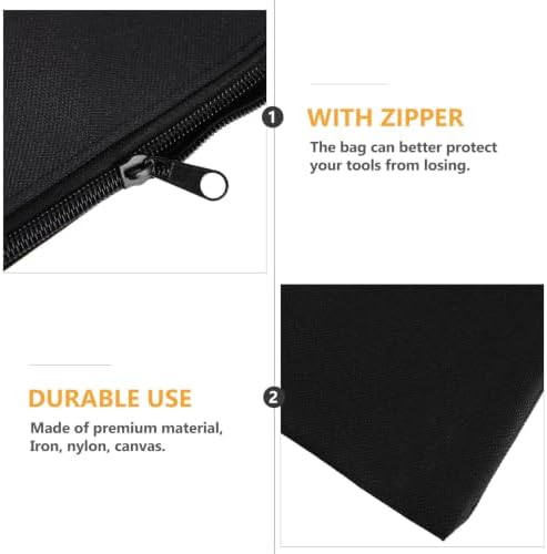 4pcs Barbecue Tool Storage Bag, Canvas Pouch for Portable Carry - Image 3
