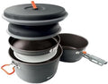 GSI Outdoors Pinnacle Ceramic Base Camper Cookset, Large, Non-Stick by GSIOutdoors