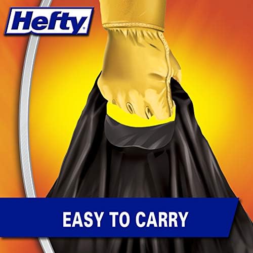 Hefty Load and Carry Contractor 42 Gallon Trash Bags, 3.0 Mil, 26ct - Image 5
