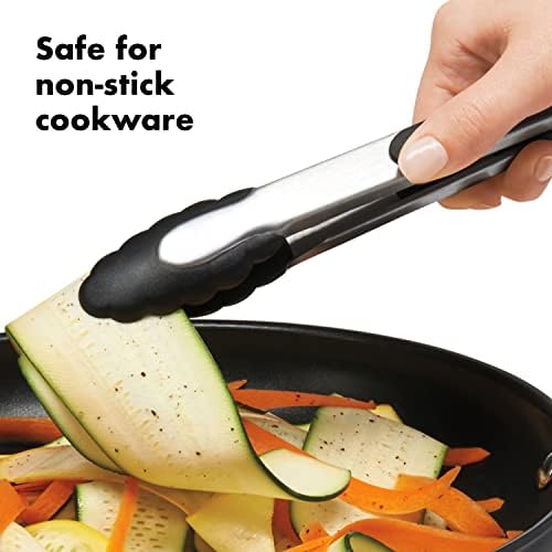 OXO Good Grips 2-Piece Tongs with Nylon Heads Set - Image 2