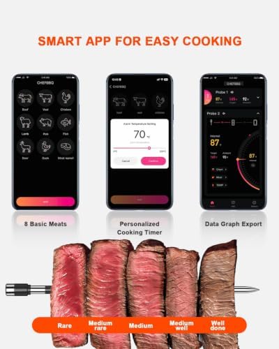 Wireless Meat Thermometer Digital (2 Probes) - Image 6