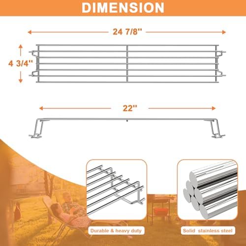 67027 Raised Warming Rack for Weber GS4 Spirit II/I 300 SER Parts E310 E320 - Image 3