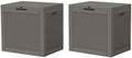 KAMABOKO Outdoor Storage Box, 31 Gal Deck Box Outdoor Waterproof, 2 Pack by KAMABOKO