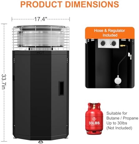 SUNYRISY Outdoor Heater Propane Smokeless Fire Pit for Outside Patio - Image 3