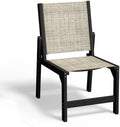 Ciokea HDPE Outdoor Dining Chair, Patio Stackable Porch Chairs, Black by CIOKEA