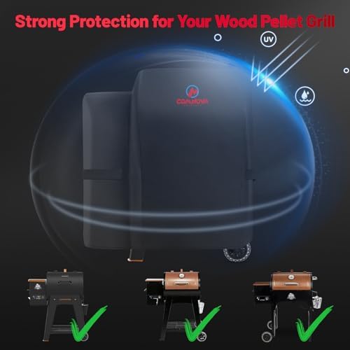 Comnova Grill Cover for Pit Boss Lexington - 600D Wood Pellet Smoker Cover for Pitboss Waterproof & Heavy Duty, Premium Pellet Cover for Pit Boss Lexington 500, Lexington 540, Pro 600 and Tailgater - Image 4