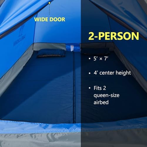 CAMEL CROWN Tents for Camping 2/3/4/5 Person Camping Dome Tent, Waterproof,Spacious, Lightweight Portable Backpacking Tent for Outdoor Camping/Hiking - Image 5