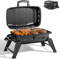 MASTER COOK 10,000 BTU Portable Gas Grill, Outdoor Compact Tabletop BBQ Small Propane Grill with Foldable Legs for RV, Hiking, Camping, Patio, Tailgating by MasterCook