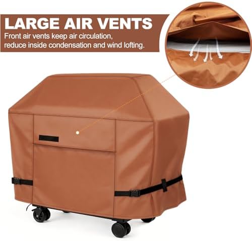 BBQ Grill Cover 57 Inch Waterproof 2-4 Burners Gas Grill Cover - Image 4