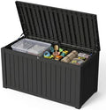 Outdoor Storage Box,180 Gallon Waterproof Deck Box [Upgraded 3.0] by GraceYourYard