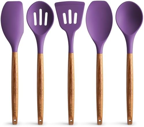 Zulay Kitchen 5 Piece Silicone Utensil Set by ZulayKitchen