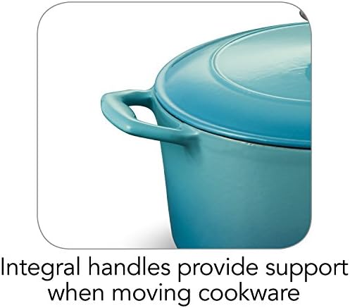 Tramontina Bestow Enameled Cast Iron 5.5-Qt Round Dutch Oven Pot with Lid - Image 6